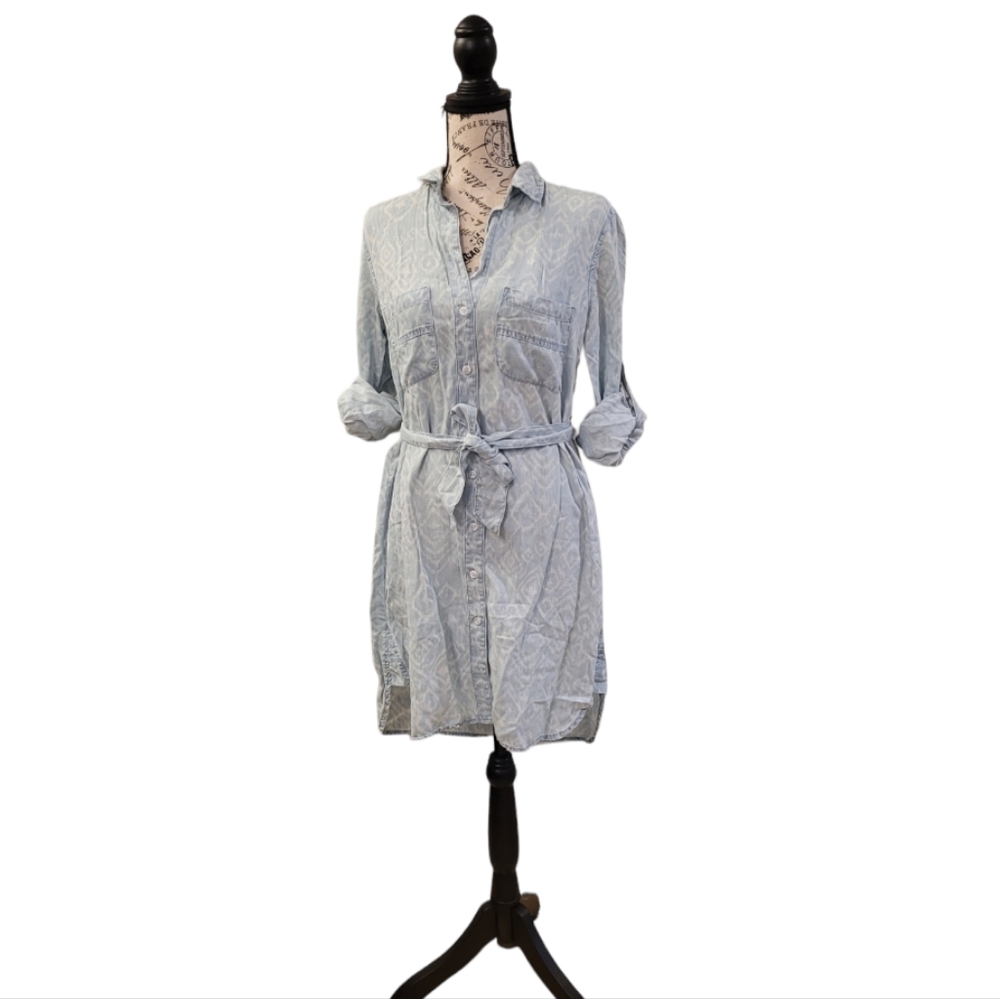 Anthropologie Cloth & Stone Size S Full Front Button Down Dress